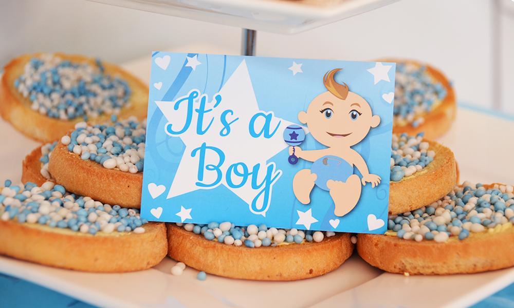 Een gender reveal party