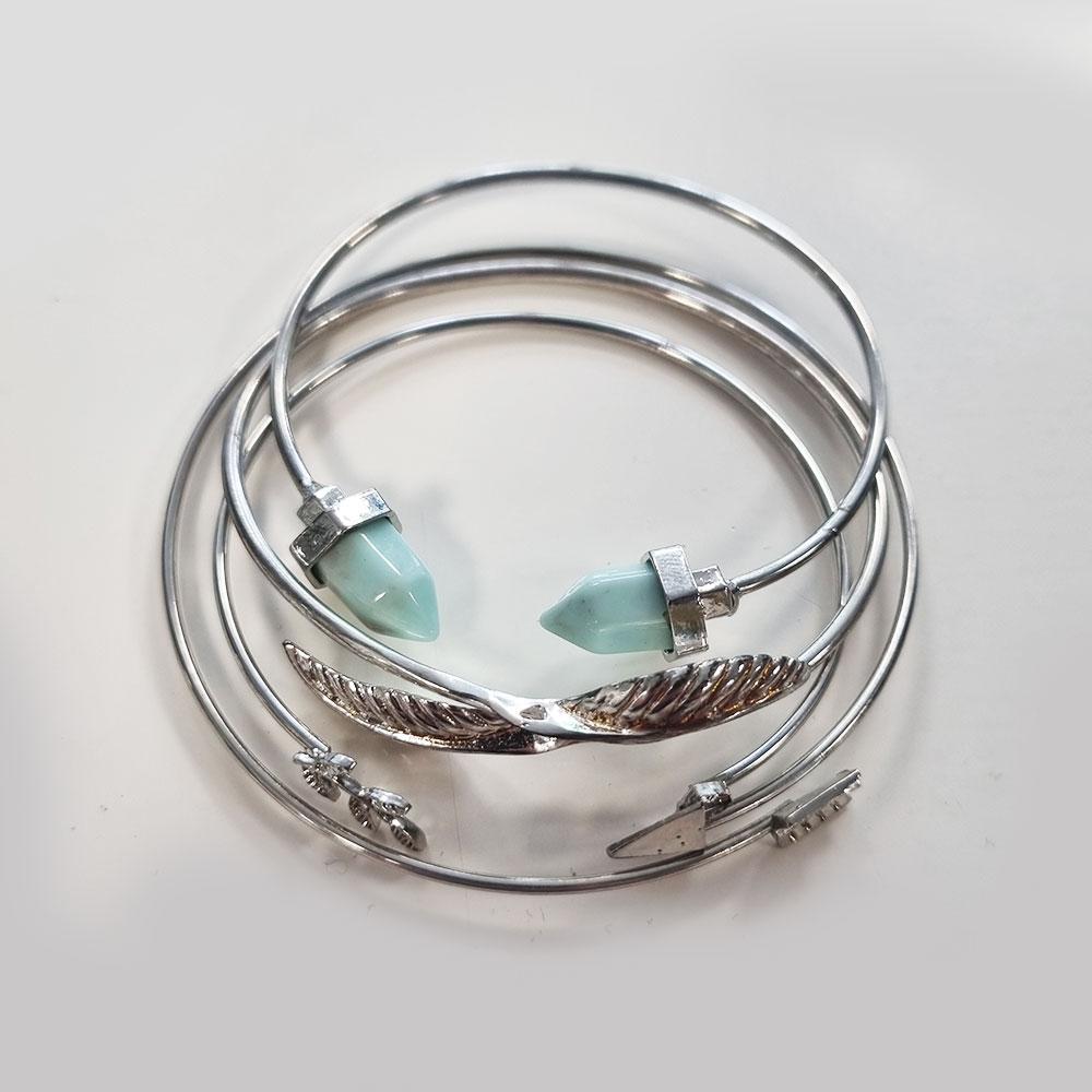 Zilvere armbandjes