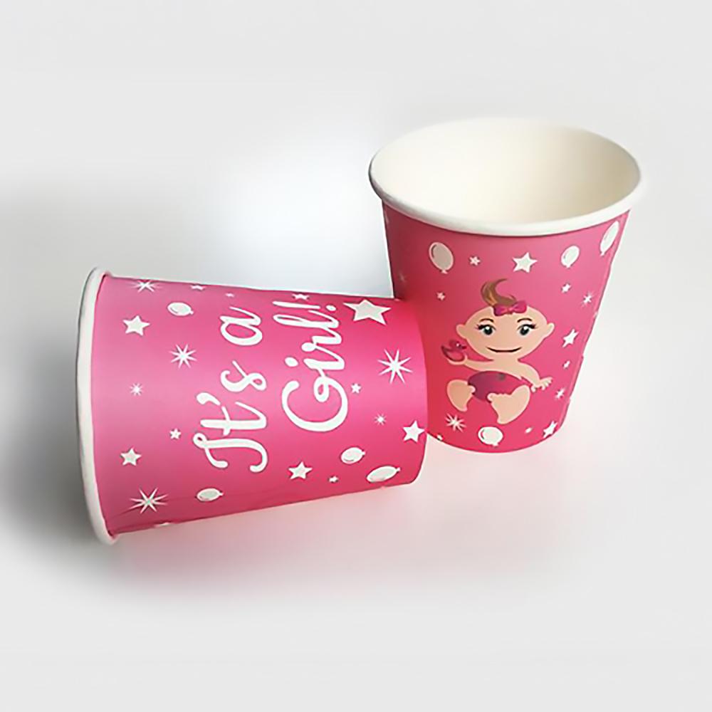 Roze Baby Girl bekers van Make My Moment