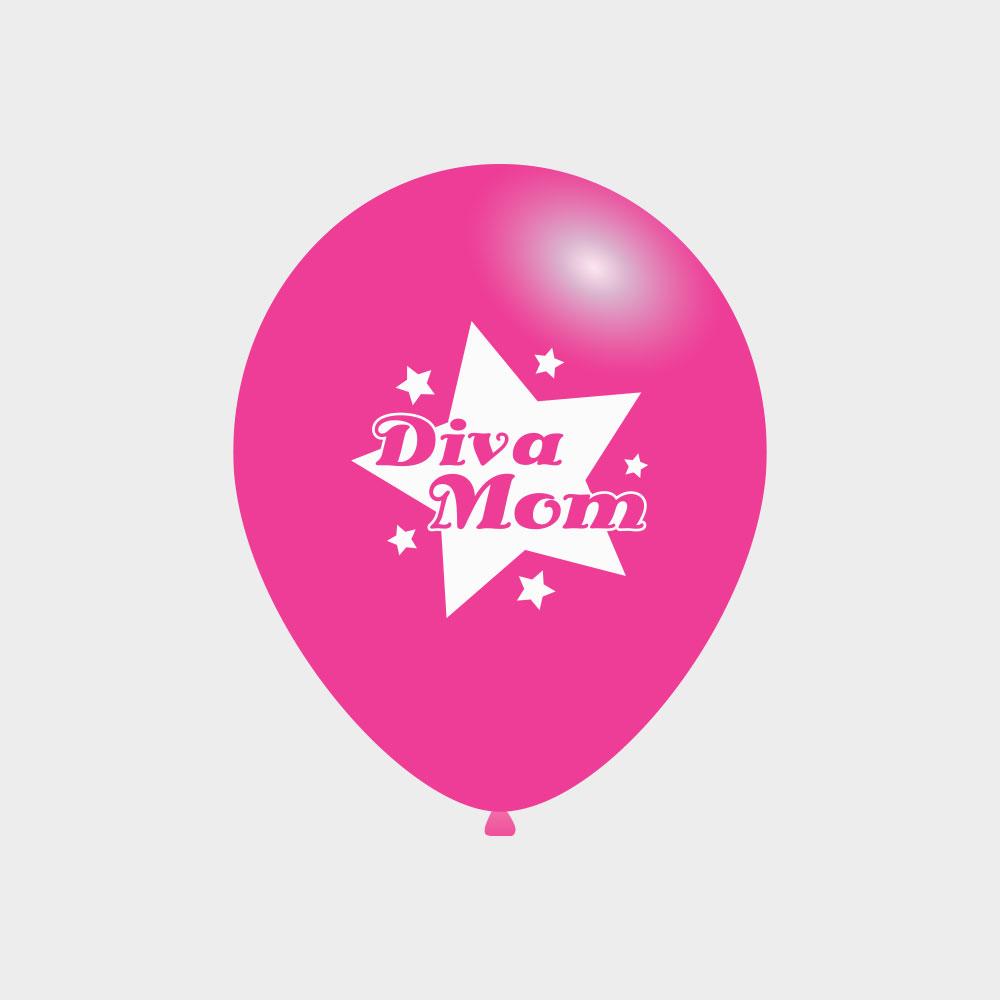 Ballonnen Diva Mom Roze