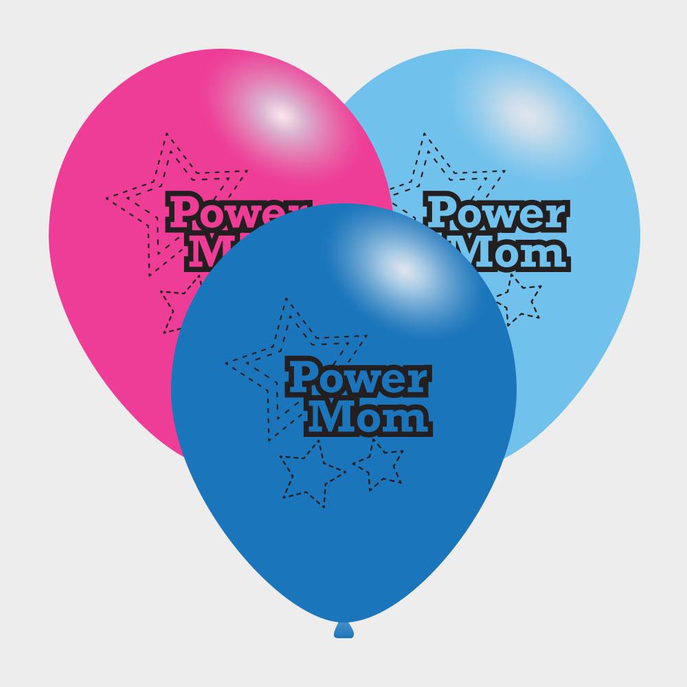 Power Mom ballonnen babyshower versiering