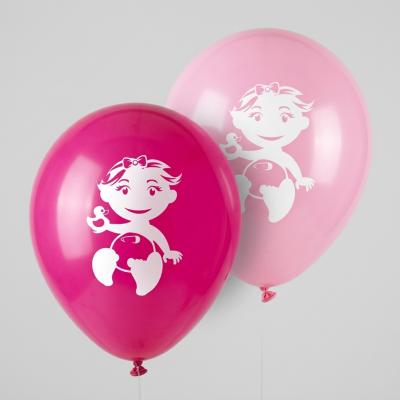Roze Baby Girl ballonnen