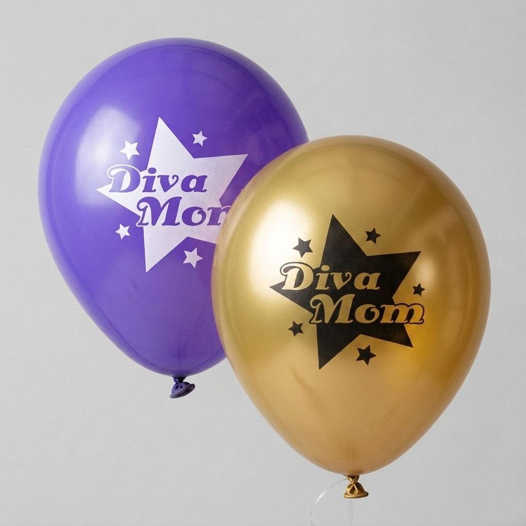 Ballonnen Diva Mom