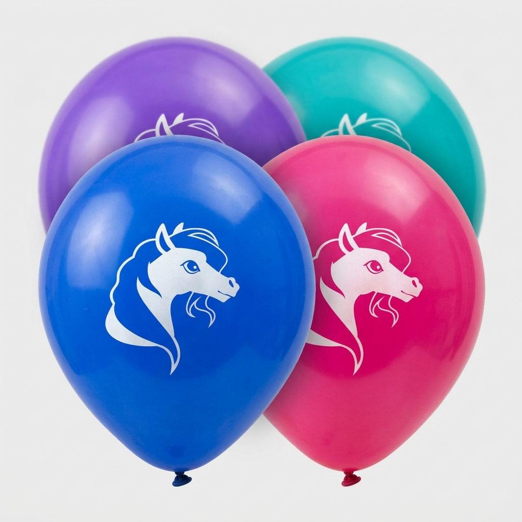 Ballonnen met paarden design