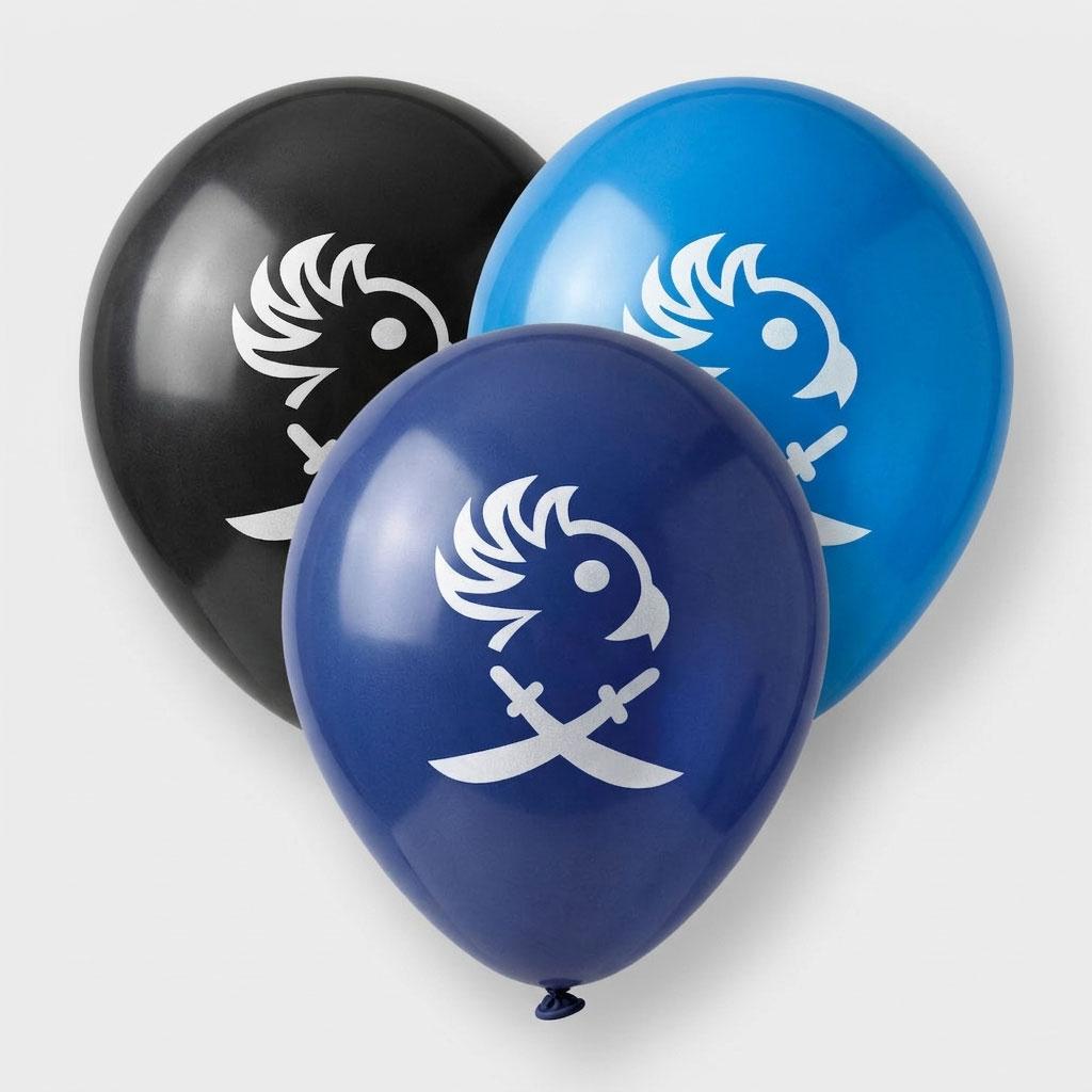 Ballonnen met piraat design