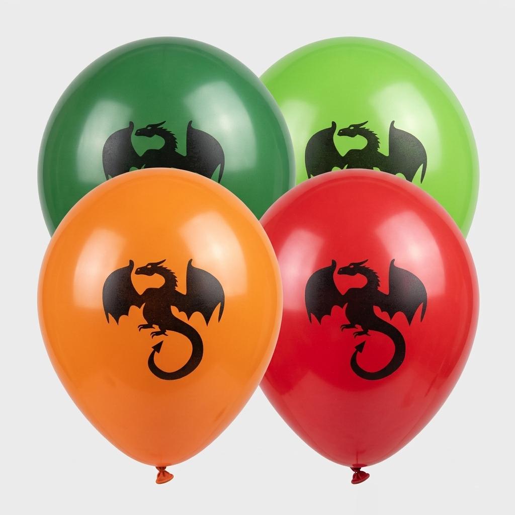 Ballonnen met ridder design