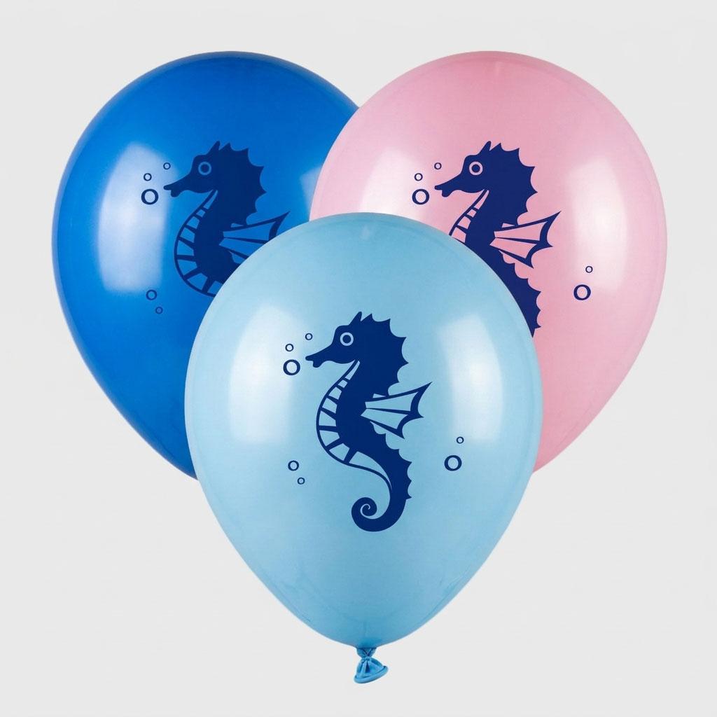 Zeemeermin ballonnen met zeepaard