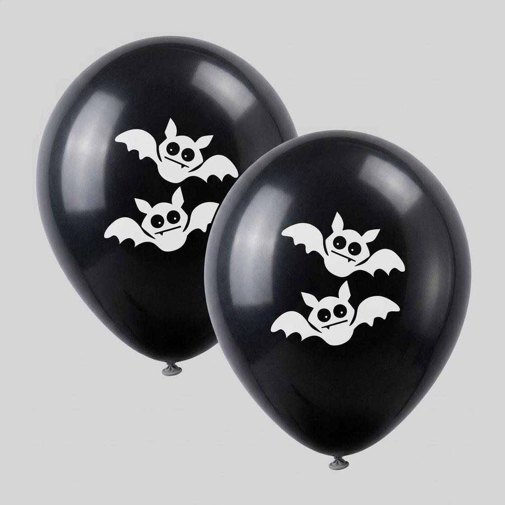 Zwarte Griezel ballonnen
