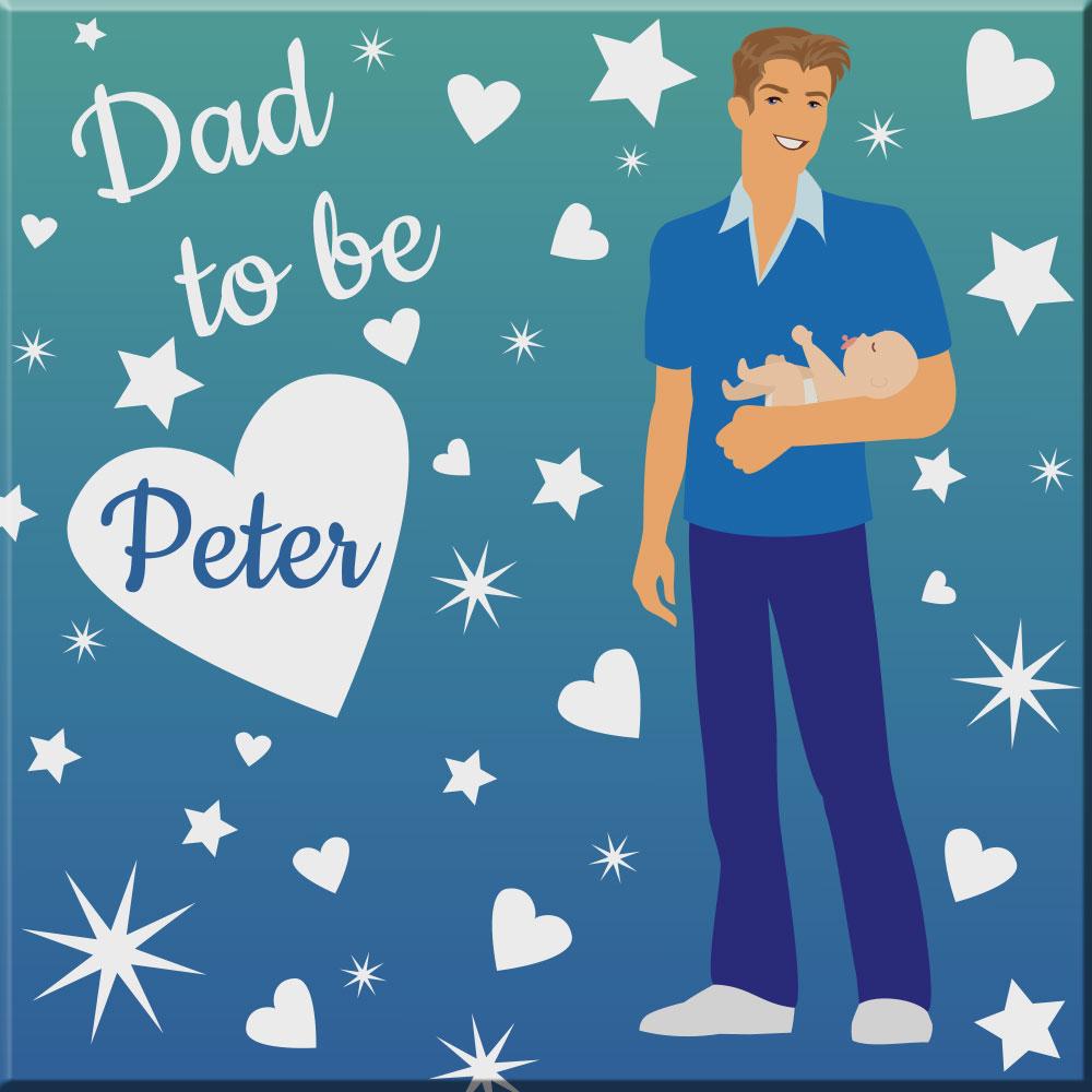 Canvas Dad to Be