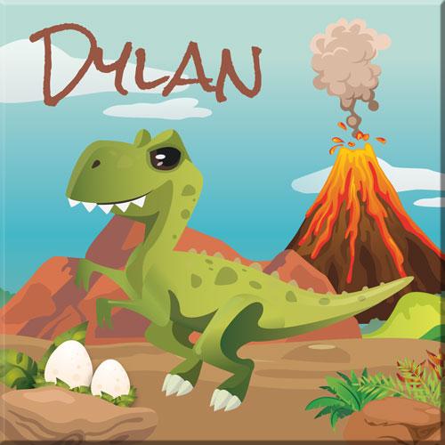 Canvas dino kinderfeest