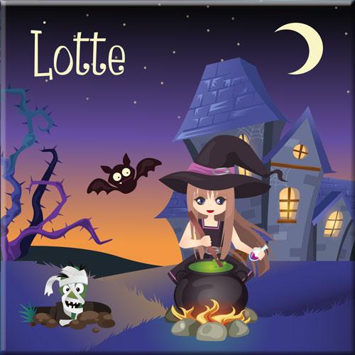 Canvas griezels meisje