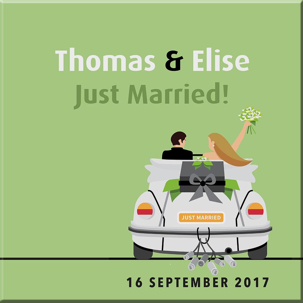 Canvas Just Married