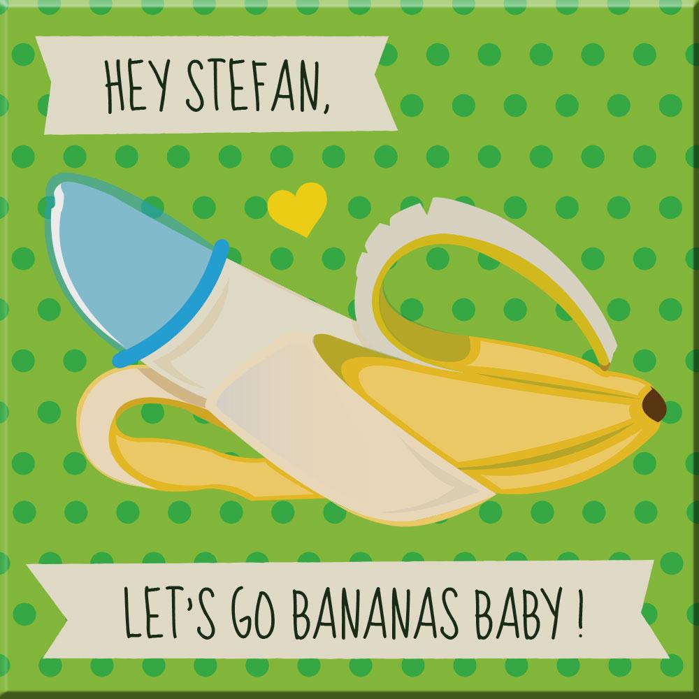 Canvas Let's go Bananas