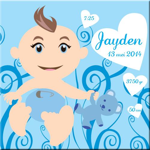 Canvas lovely baby boy