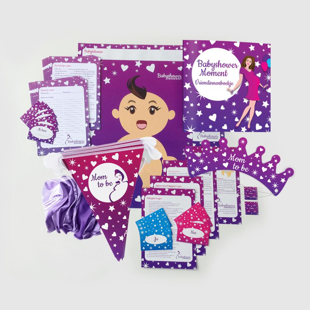 Compleet babyshower pakket