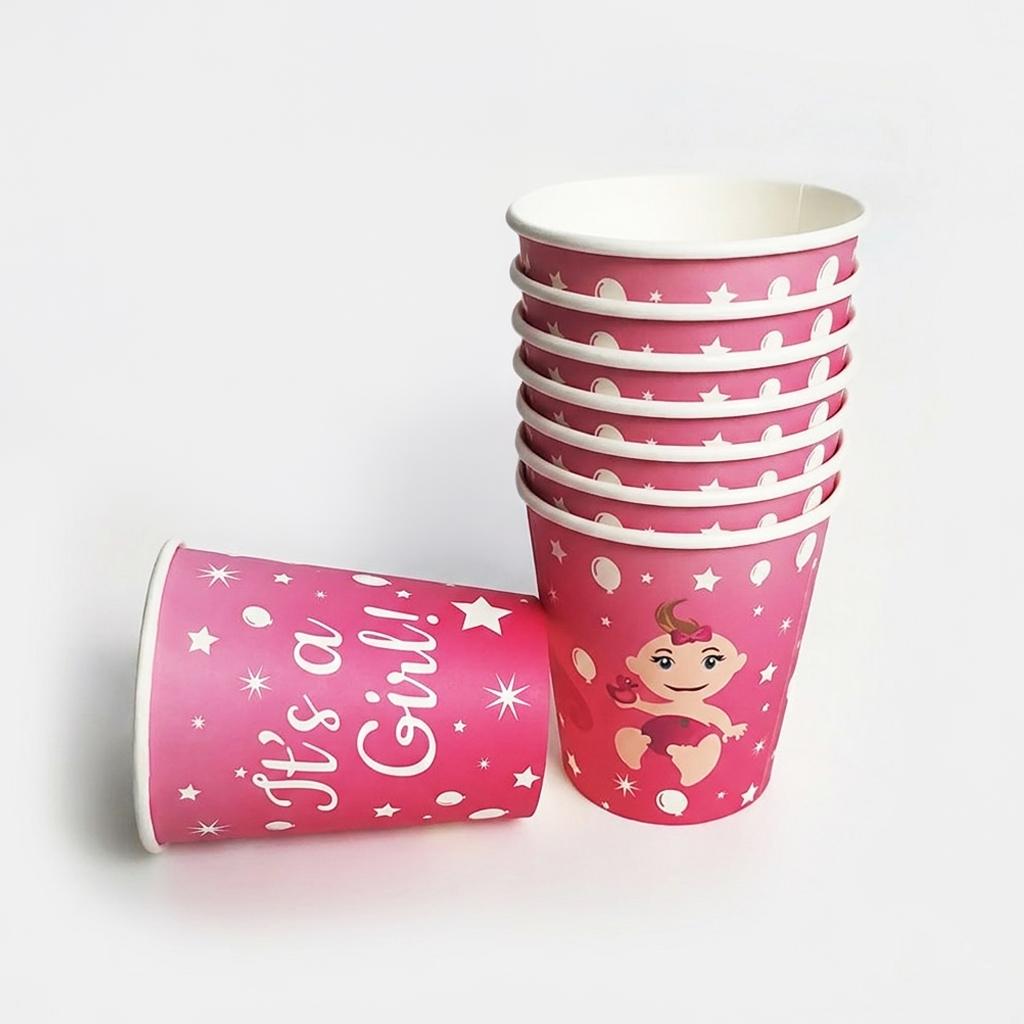 Roze Baby Girl bekers van Make My Moment