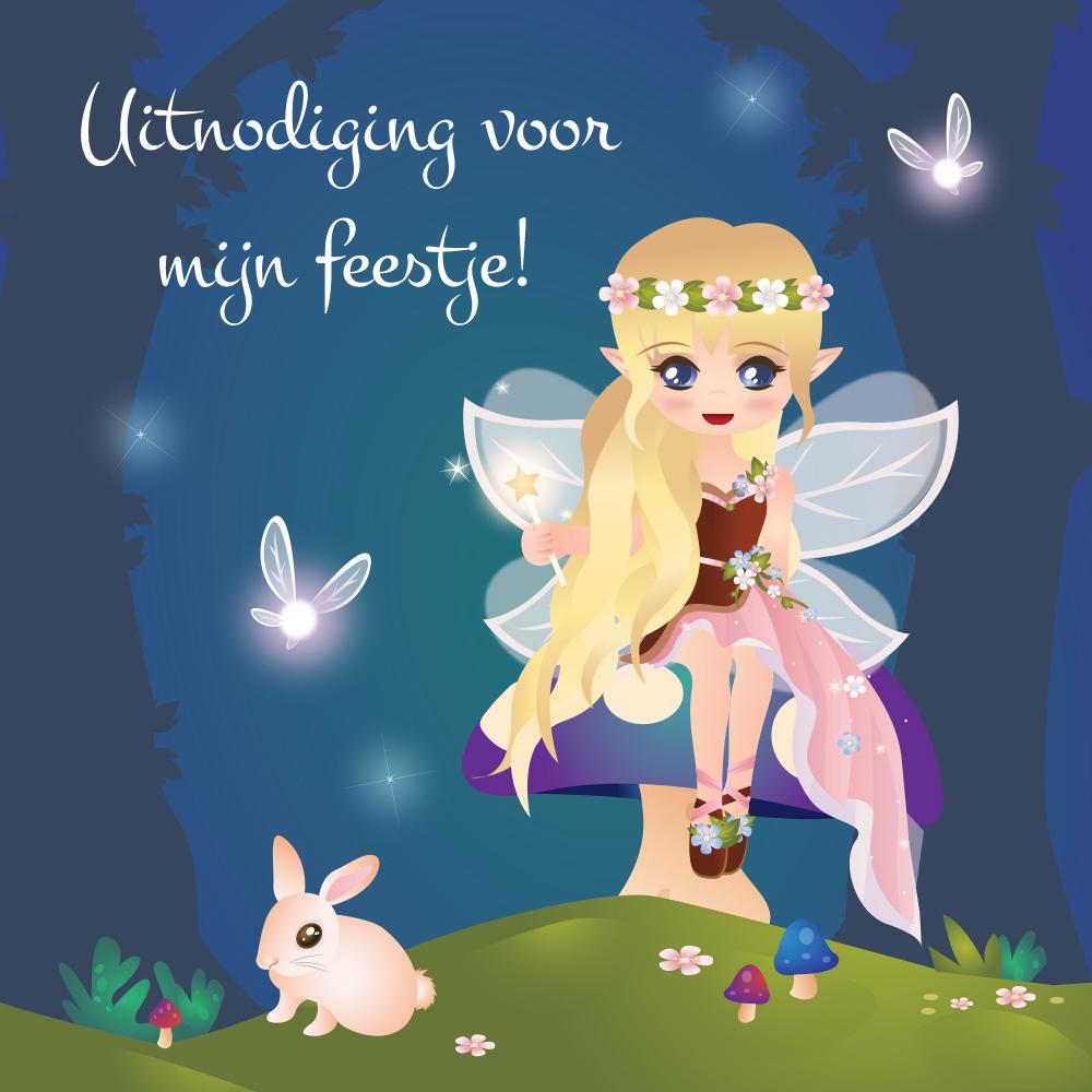 Elfjes feest uitnodigingen