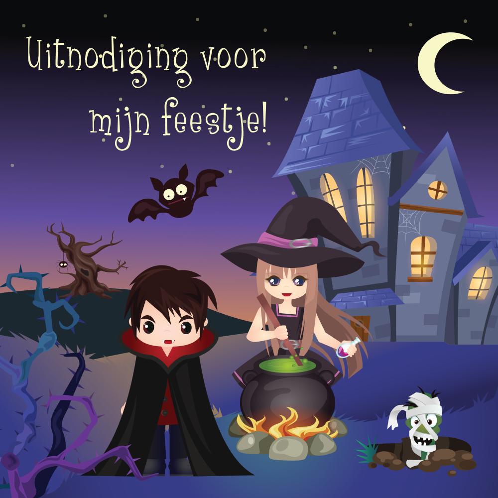 Griezels uitnodigingen voorkant