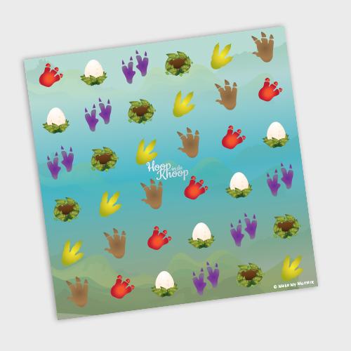 Hoop in de knoop spel Dino's