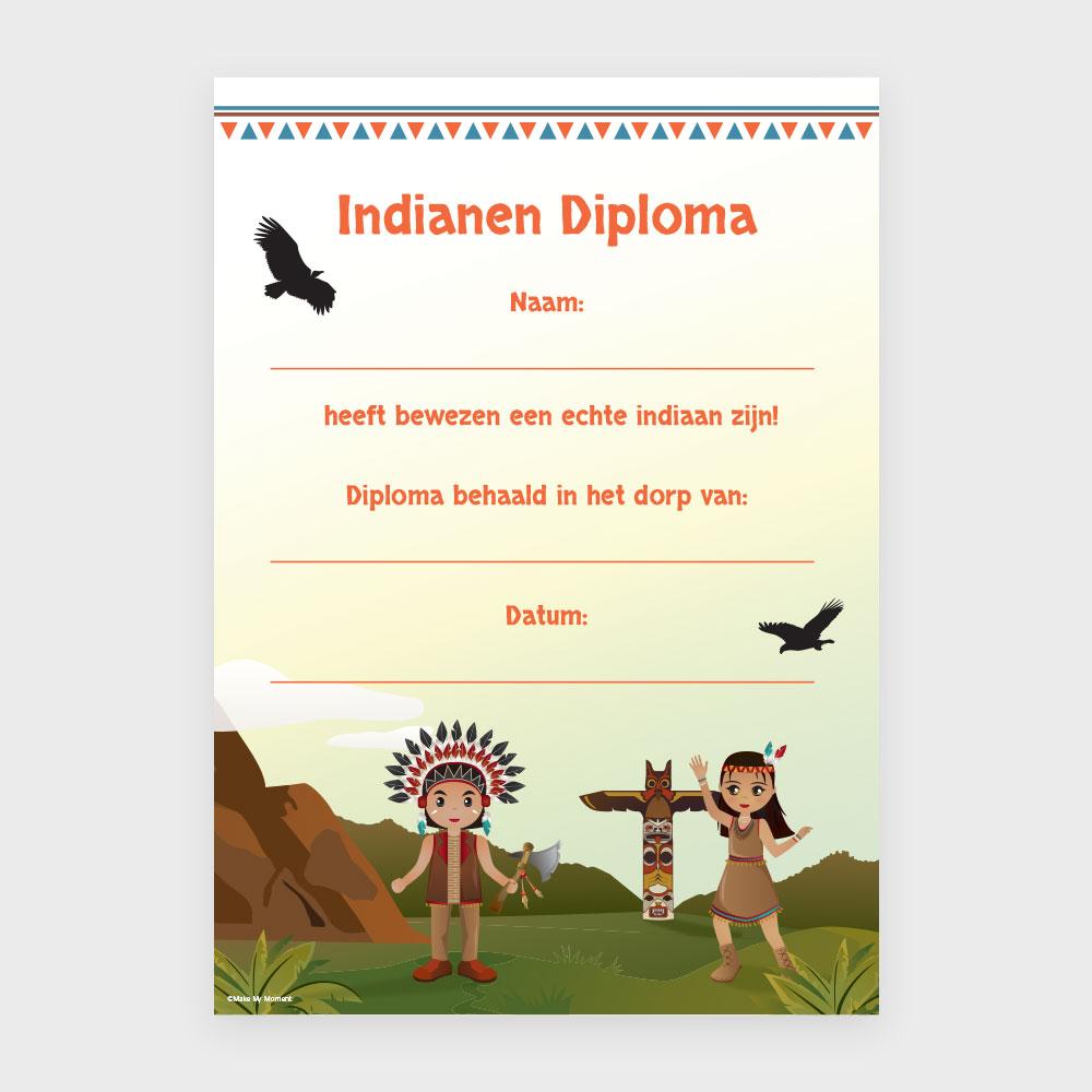 Indianen Diploma