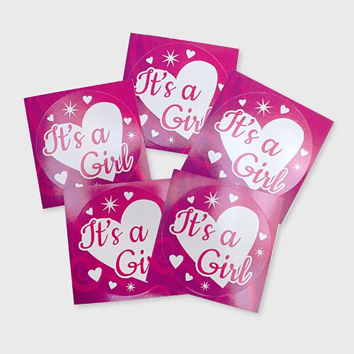 It's a Girl stickers