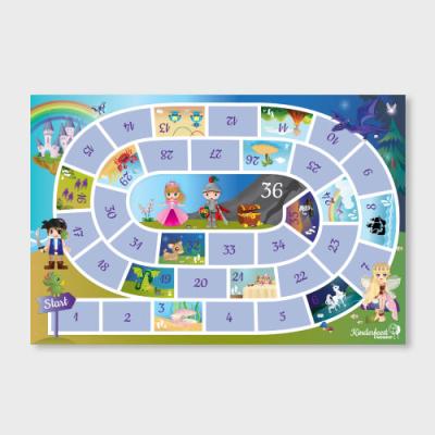 Levend ganzenbord spel