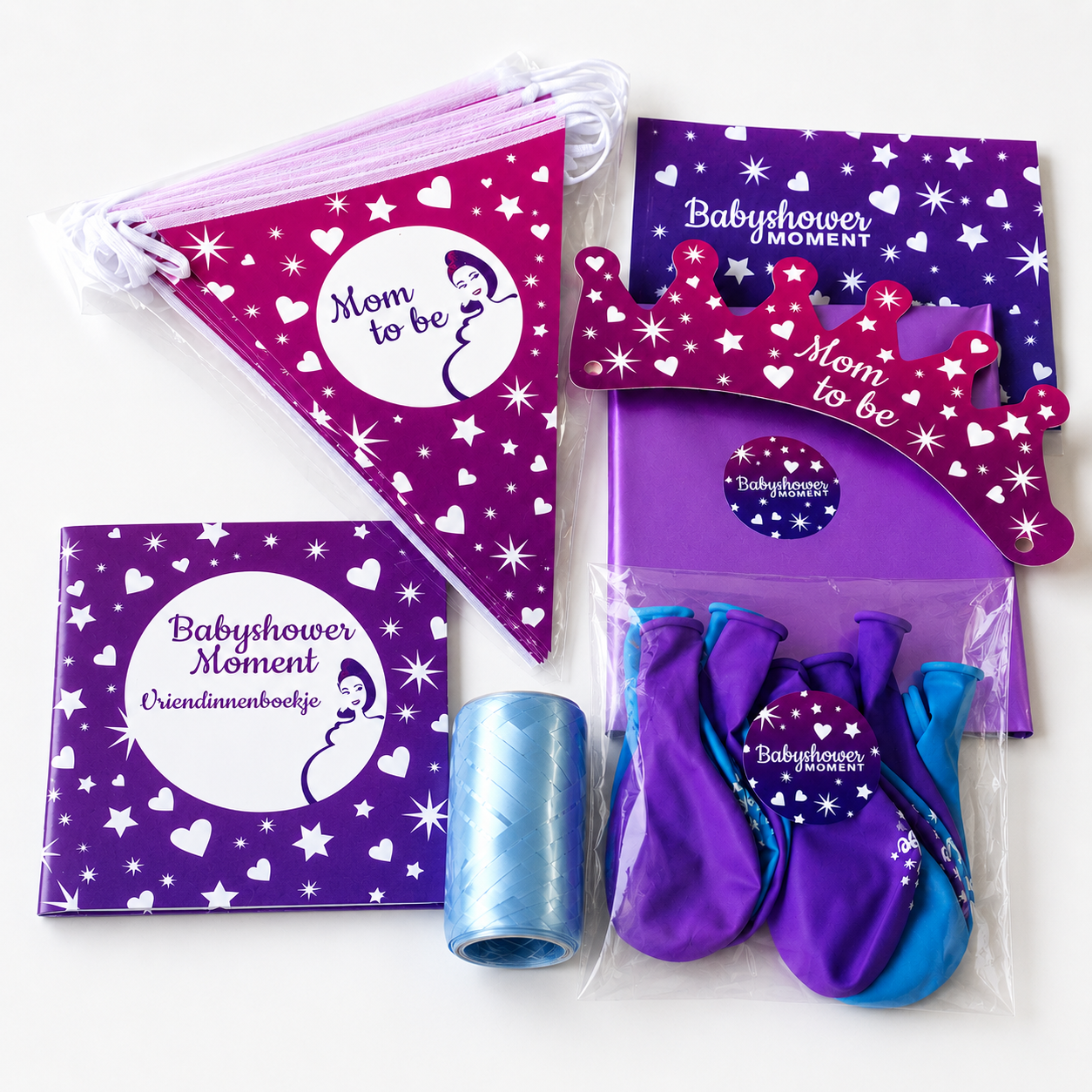 Versiering Mom to Be Blue