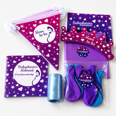 Versiering Mom to Be Blue