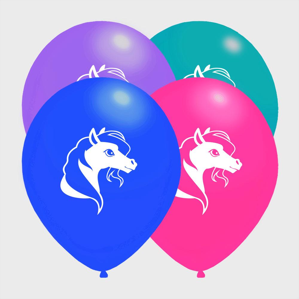 Ballonnen met paarden design