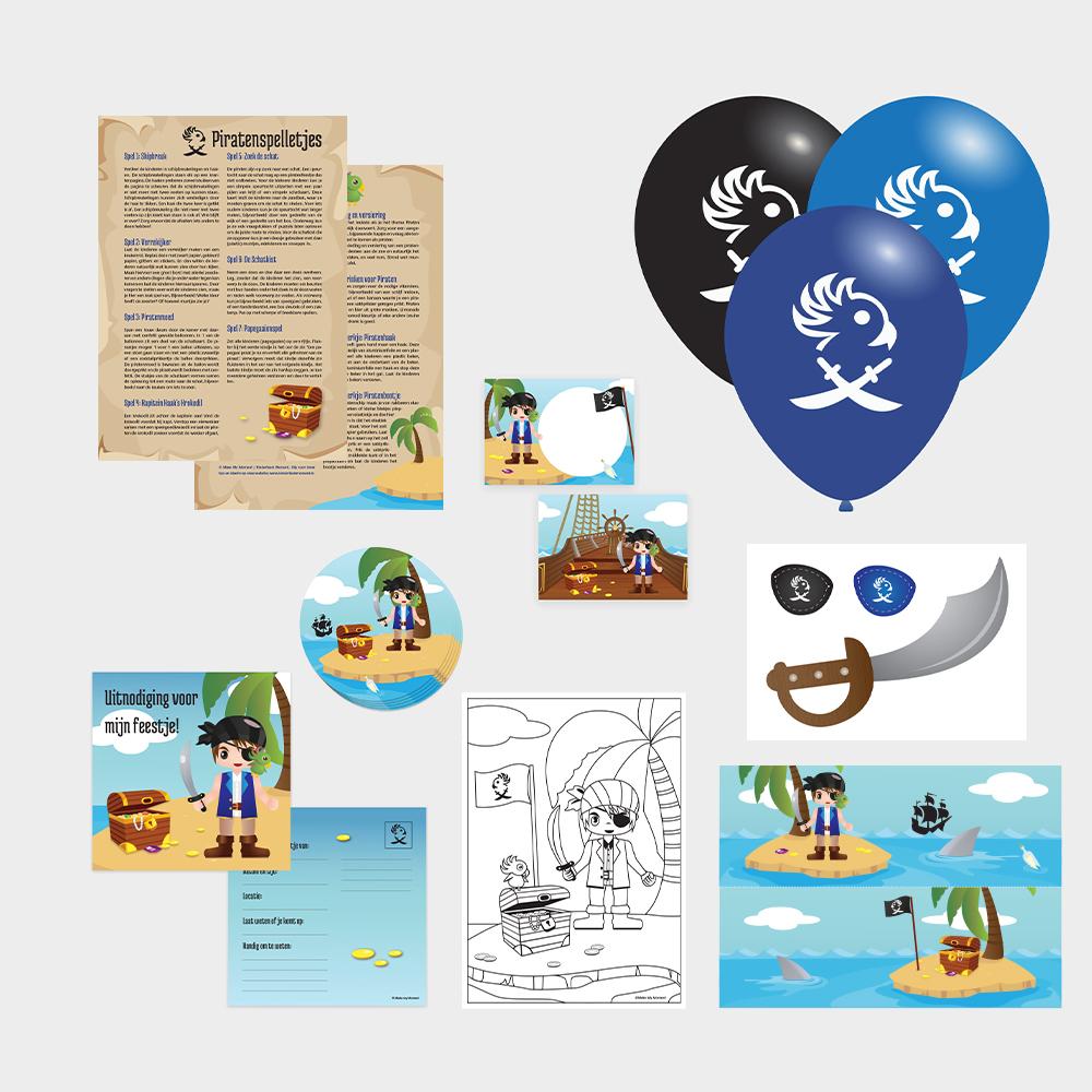 Kinderfeest pakket thema piraten large