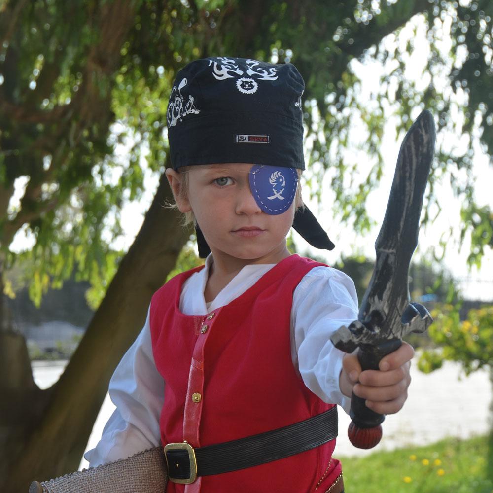 Piraten hoedje zwart
