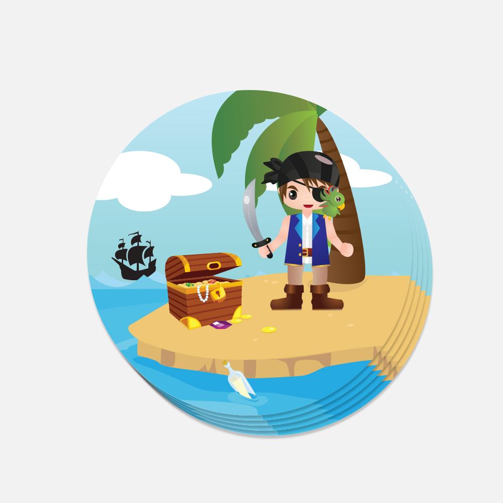 Piraten stickers
