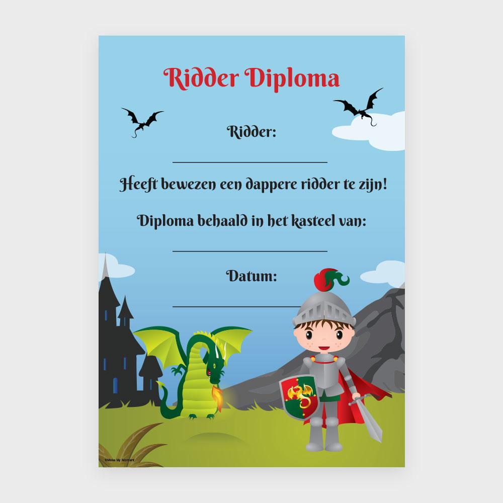 Ridder diploma design
