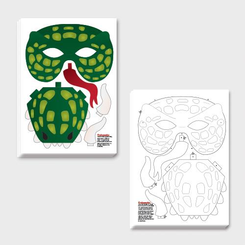 Ridder draken masker knutsel