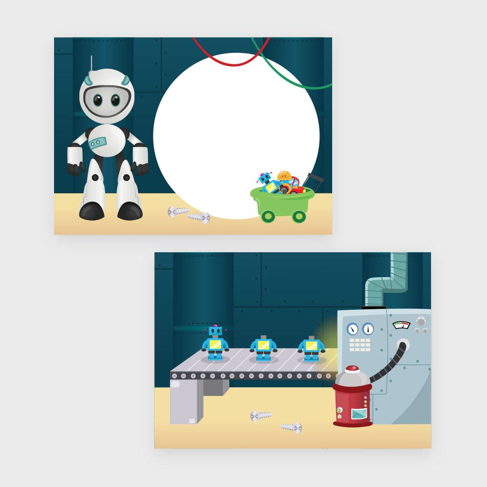 Robots Traktatiekaartje