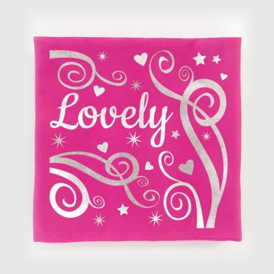 Roze lovely mom servetten design