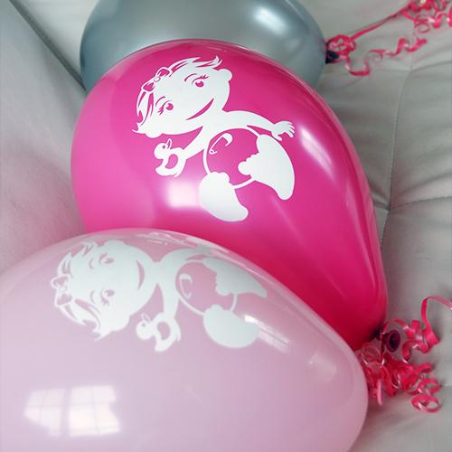 Roze Baby Girl ballonnen van Make My Moment