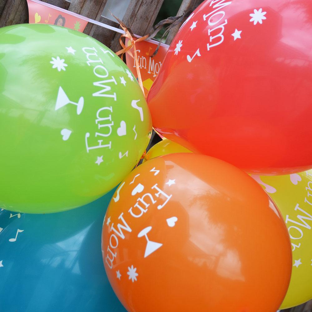 Fun Mom ballonnen versiering babyshower