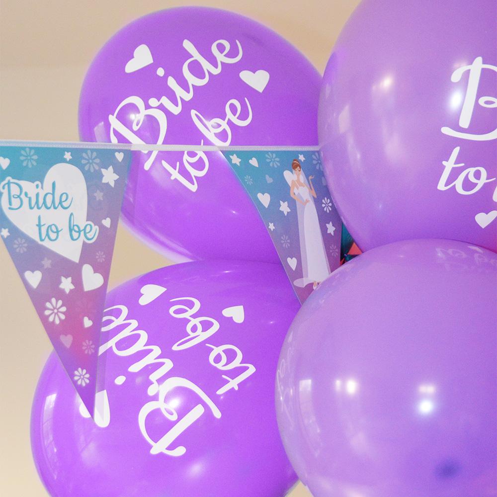 Bridezilla ballonnen bridalshower versiering