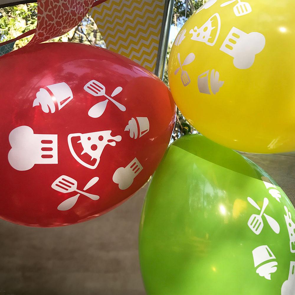 Chefkok ballonnen kinderfeest versiering
