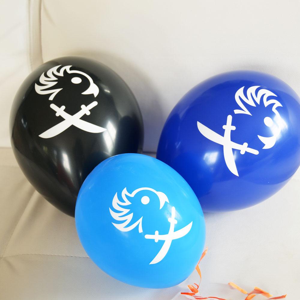 Sfeer beeld piraten ballonnen