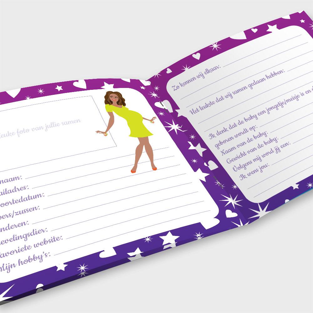 Vriendinnenboekje Babyshower