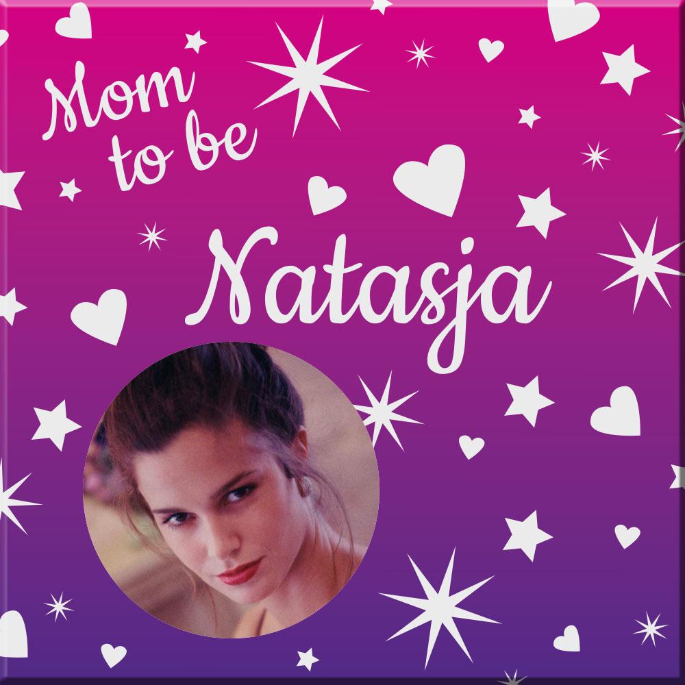 Canvas mom to be roze