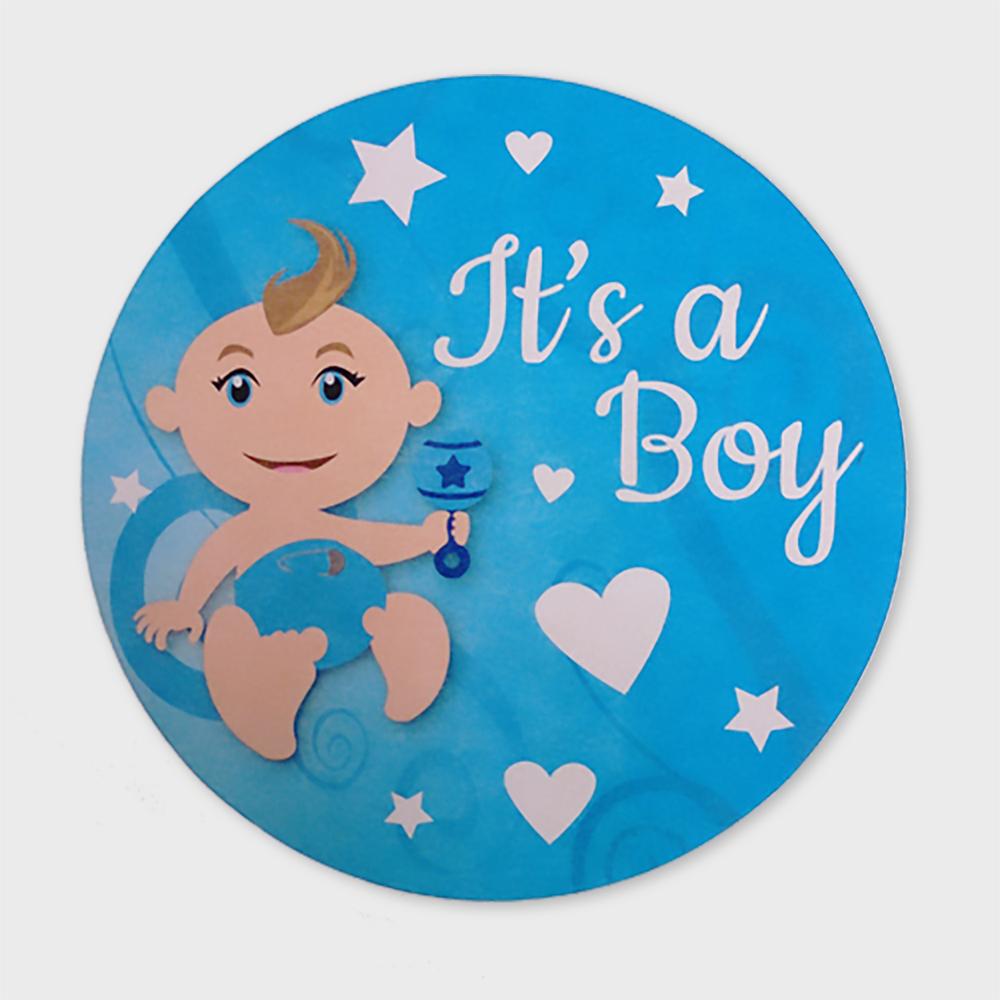 It's a Boy design blauw