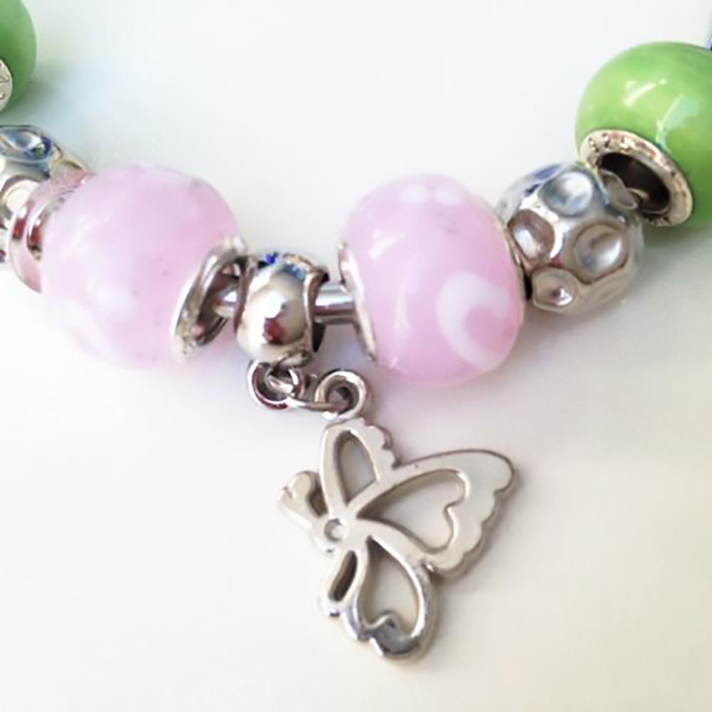 Bedelarmband Vlinder