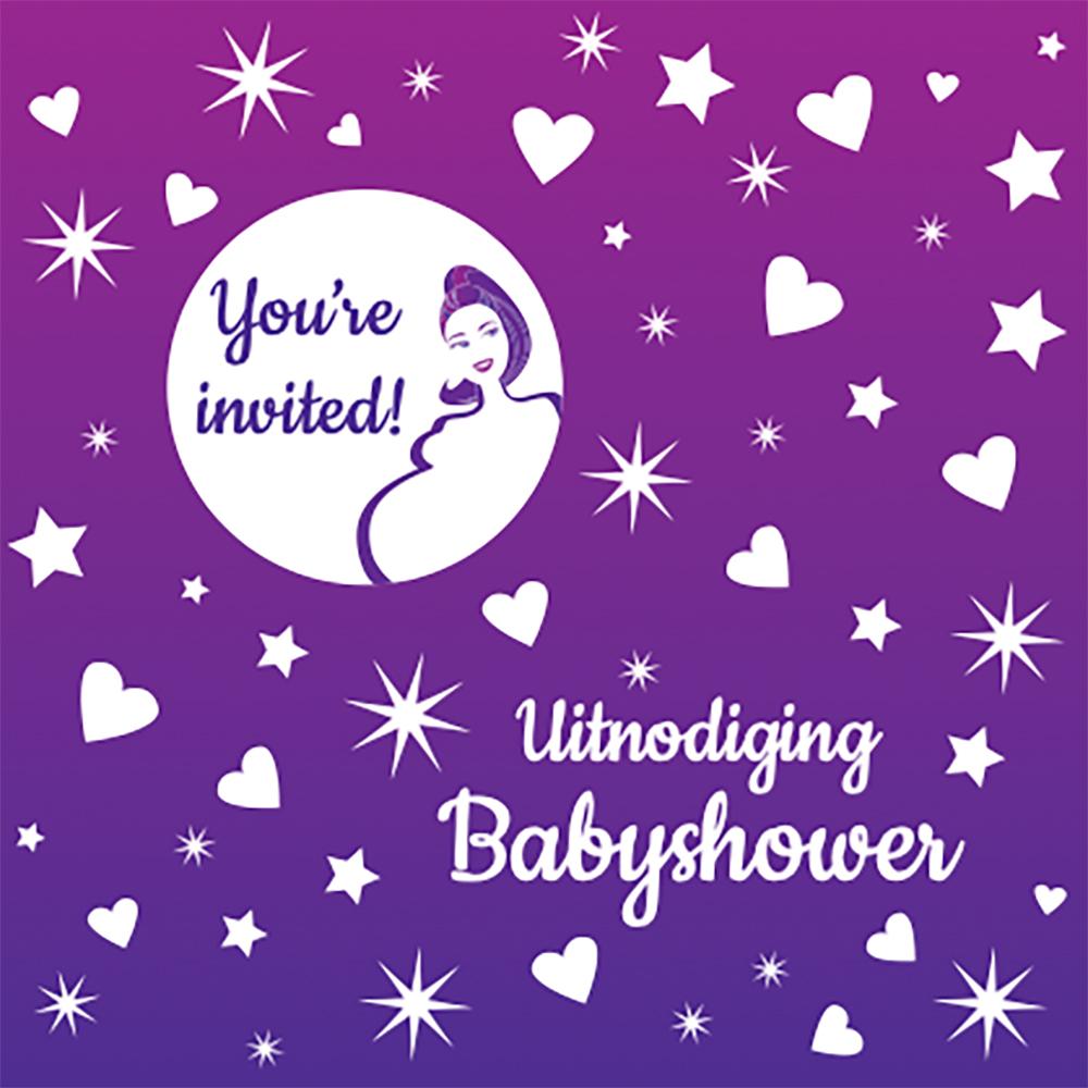 Babyshower Uitnodiging