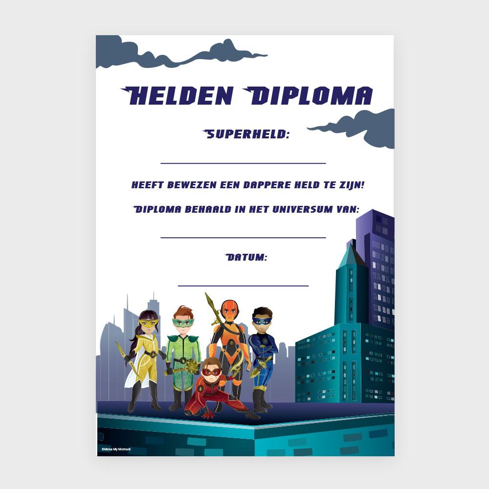 Superhelden Diploma