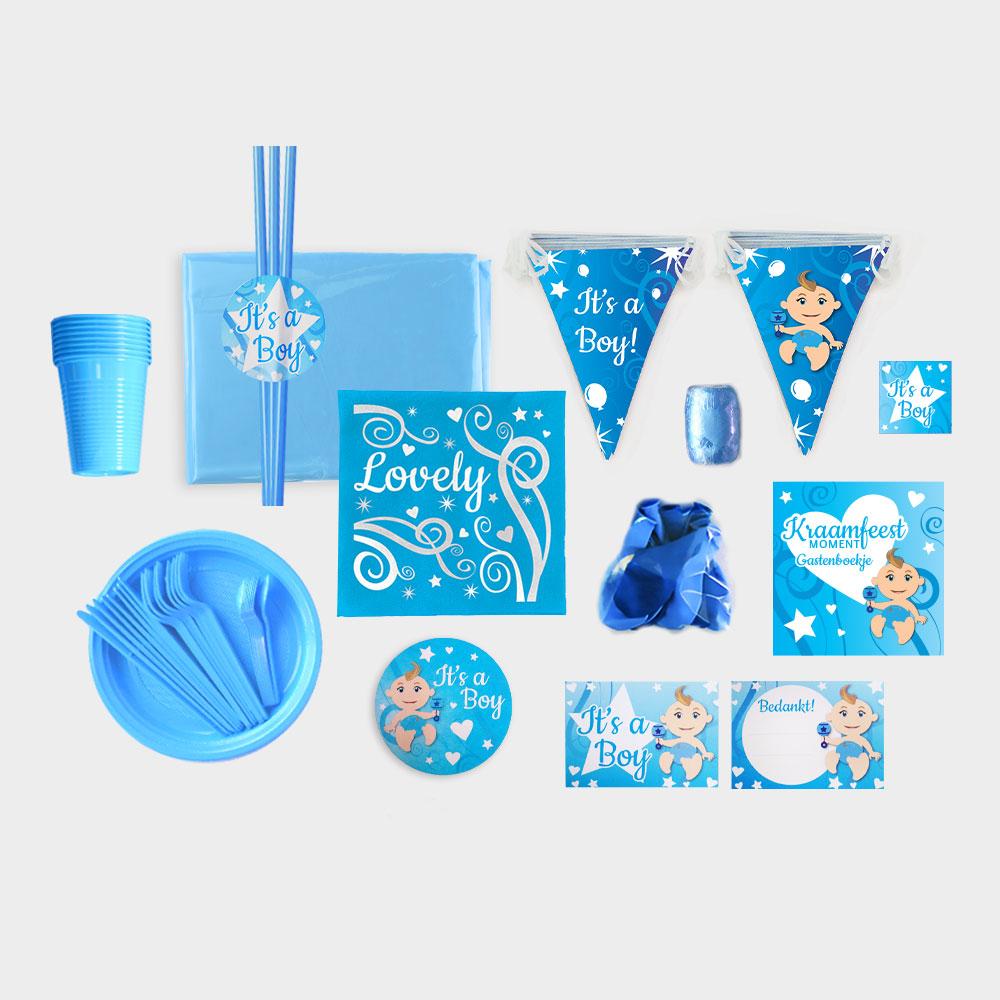 Baby boy thema box producten