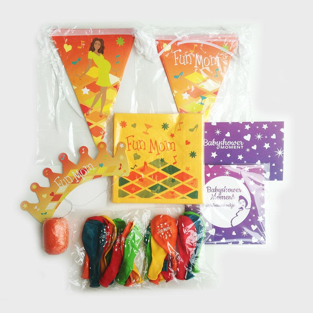 Versiering en servetten Fun Mom